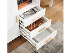 SoBuy armário de impressora, Armário para impressora, carrinho de livros ASK07-WN