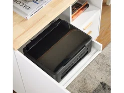 SoBuy armário de impressora, Armário para impressora, carrinho de livros ASK07-WN