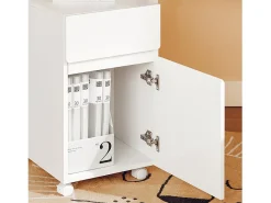 SoBuy armário de impressora, Armário para impressora, carrinho de livros ASK05-W