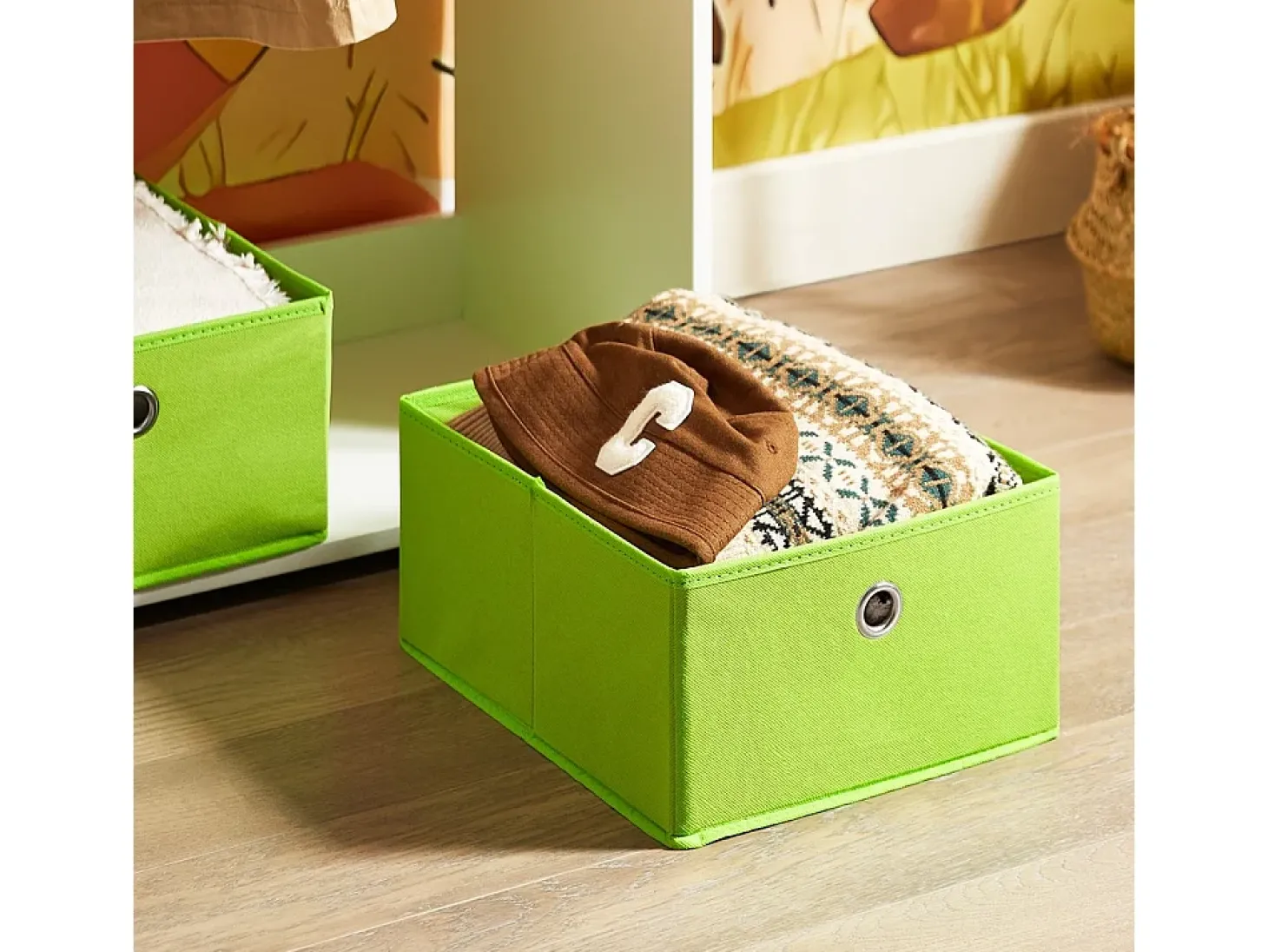 SoBuy Armário Infantil Multifuncional com Prateleiras para Livros Branco