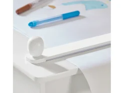SoBuy borda lego, conjunto de mesa e cadeira para crianças, escritório infantil KMB60-W