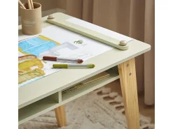 SoBuy borda lego, conjunto de mesa e cadeira para crianças, escritório infantil KMB92-GR