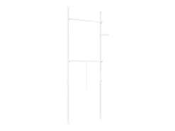 SoBuy Cabide de Pé Telescópico Branco 27x76.99x103cm Funcional FRG109-II-W
