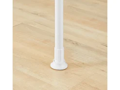 SoBuy Cabide de Pé Telescópico Branco 62x62x200cm Funcional KLS03-II-W