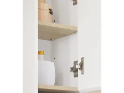 SoBuy, móvel de banheiro, armário de banheiro alto, armário de banheiro, BZR34-WN