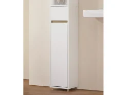 SoBuy, móvel de banheiro, armário de banheiro alto, armário de banheiro, BZR34-WN