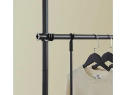 SoBuy Roupeiro de Metal 6 Portas com Gavetas e Espelho Cor Schilling