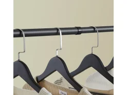SoBuy Roupeiro de Metal 6 Portas com Gavetas e Espelho Cor Schilling