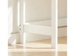 SoBuy Secretária pequena com gaveta de canto em madeira Branco L60*D40*H76cm FWT43-W