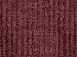 Sofá 3 lugares conversível abertura rápida tecido chenille bordeaux área de dormir 140cm - 14cm LORETO