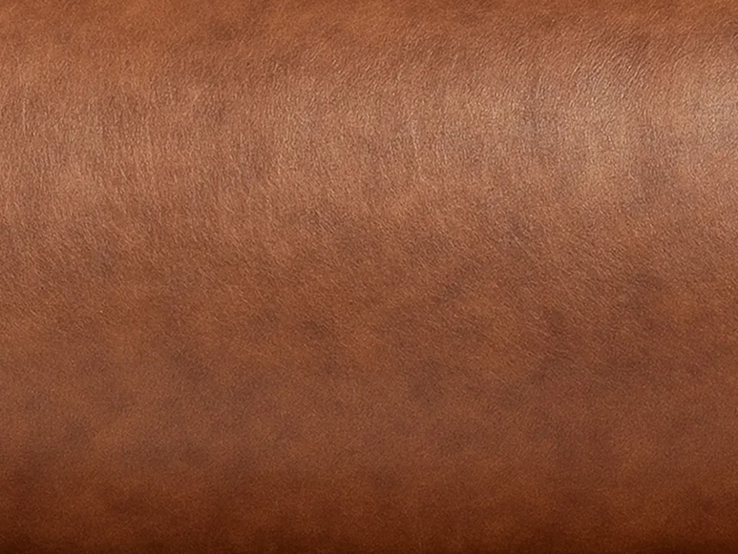 Sofá 4 lugares conversível express em couro vintage caramelo 160 cm colchão 18 cm CALITO