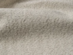 Sofá 4 lugares convertível abertura rápida tecido bouclé bege 160 cm e 22 cm CALITO