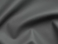 Sofá 3 lugares convertível abertura rápida pele cinza, cama 140 cm e colchão 14 cm VIZIR