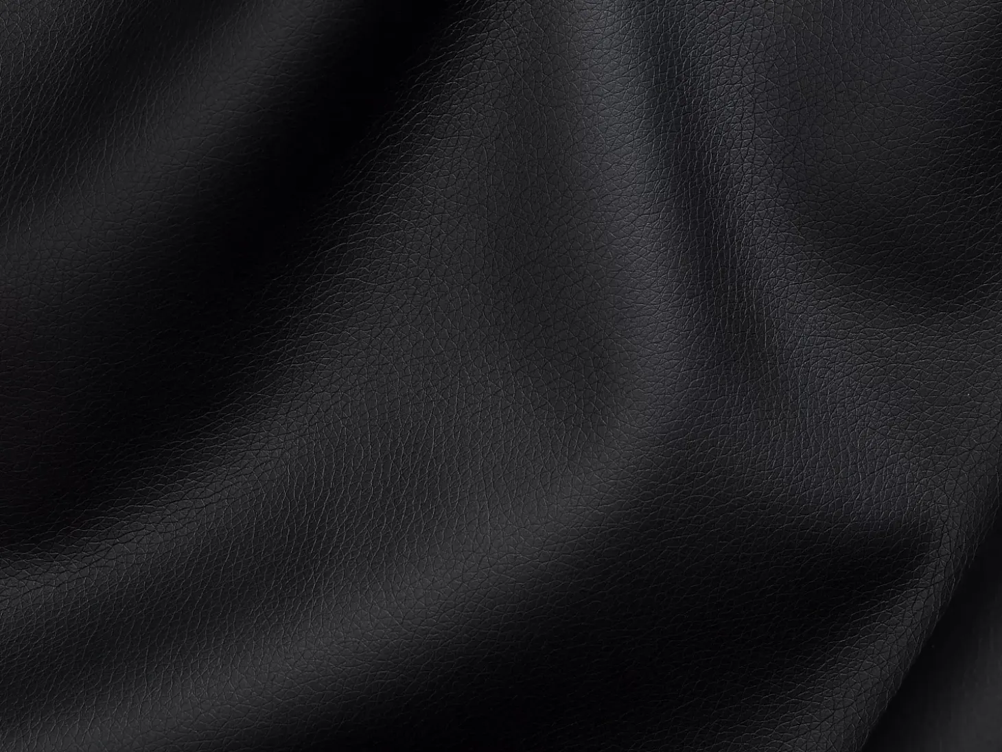 Sofá 3 lugares convertível abertura rápida pele preta, cama 140 cm e colchão 18 cm - VIZIR