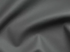 Sofá 3 lugares convertível abertura rápida pele cinza cama 140 cm e colchão 22 cm CALITO