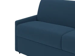 Sofá cama 4 lugares colchão de 22 cm tecido cinzento CALIFE