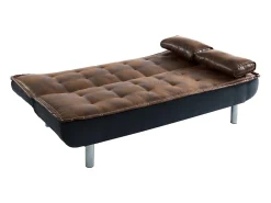 Sofá cama clic clac cor caramelo - MISHAN