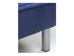 Sofá cama clic clac e cor azul MISHAN