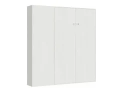 Sofá Cama Kentaro 120 em Cinza Branco com coluna esquerda-direita