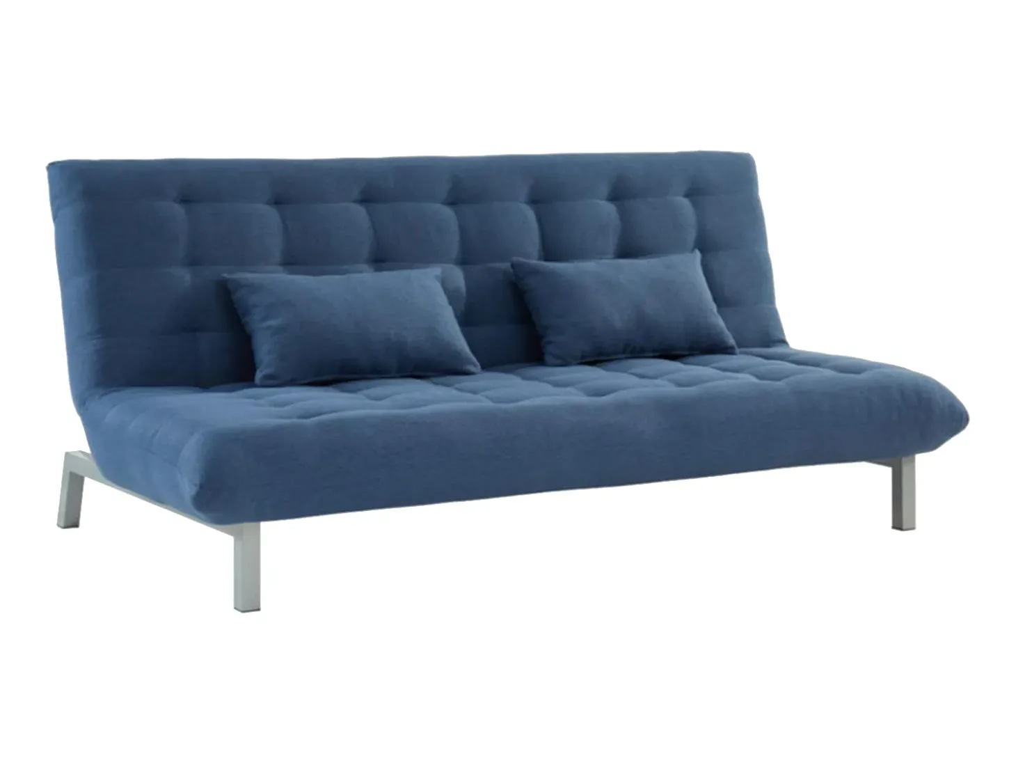 Sofá cama modular 3 lugares Azul - HORNET