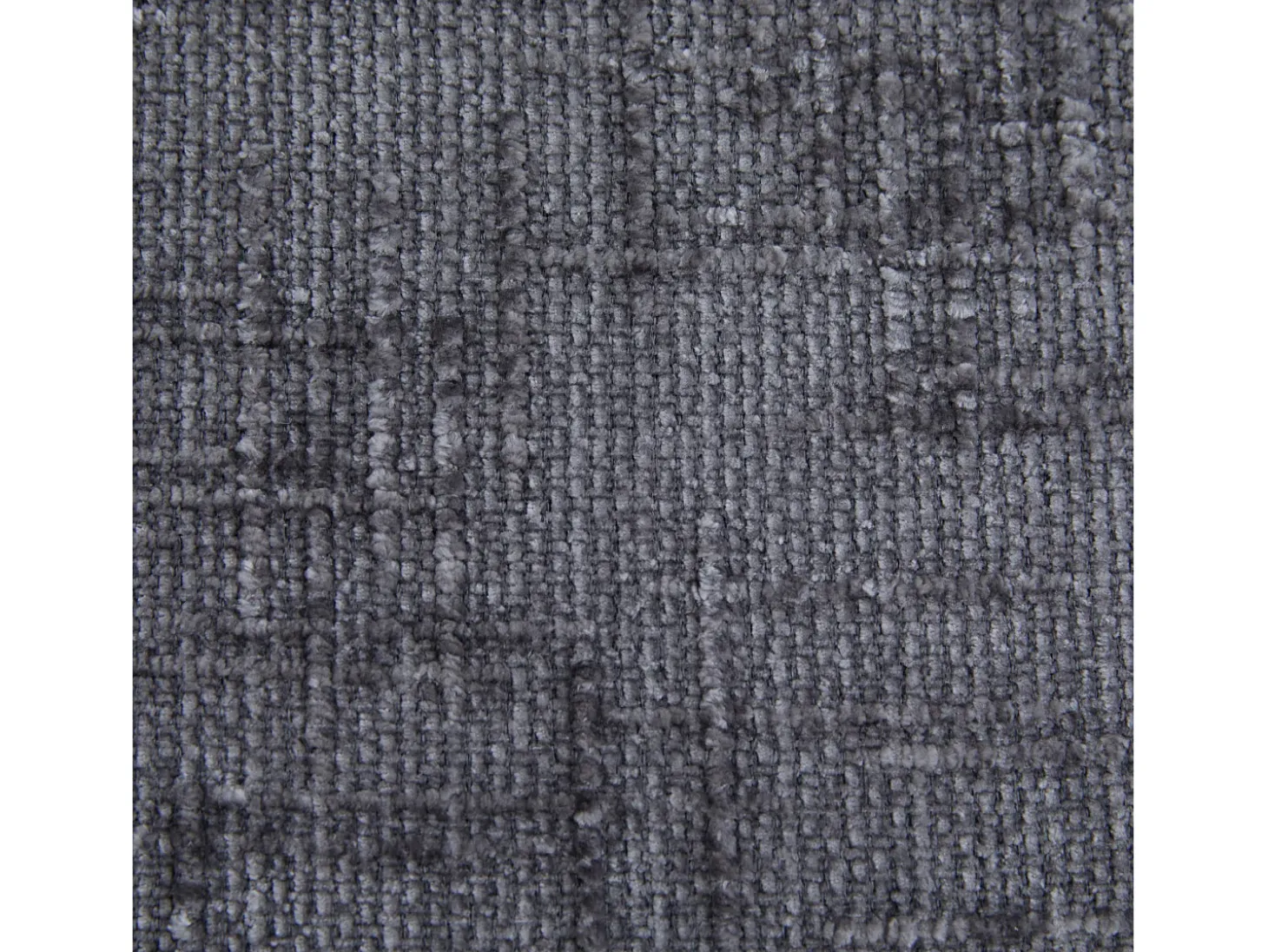 Sofá cinzento de 1 lugar - Sofá dobrável com encosto e almofadas - chenille