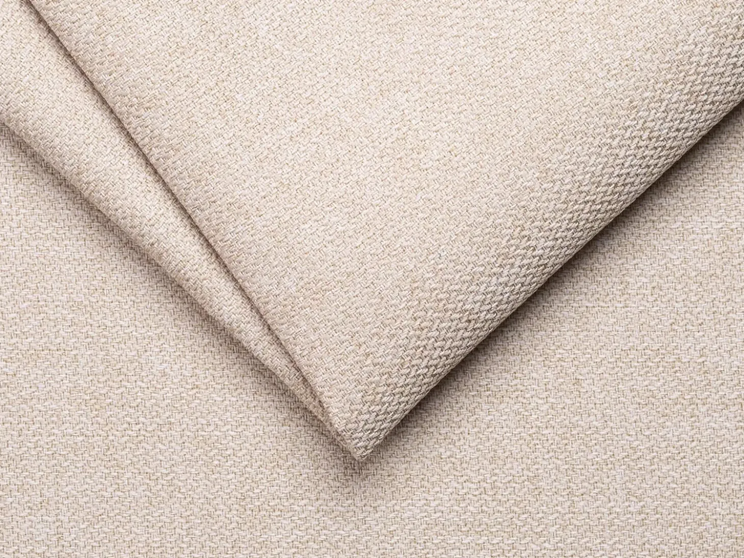 Sofá convertível abertura rápida tecido bege cama 140 cm e colchão 14 cm DONETO