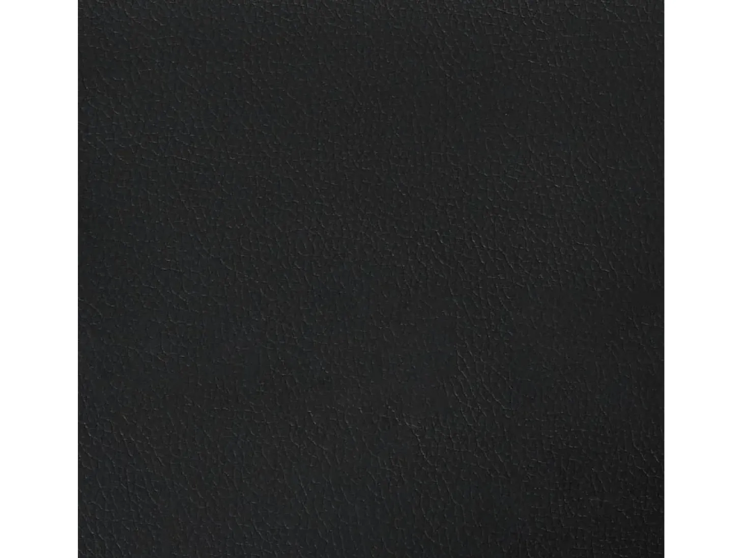 Sofá de 2 lugares 120 cm couro artificial preto