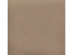 Sofá de 3 lugares 180 cm couro artificial cor cappuccino
