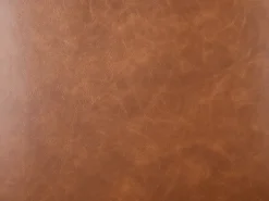 Sofá de 3 lugares e poltrona em pele de vaca cor camel - CHESTERFIELD