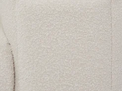 Sofá de 3 lugares e poltrona tecido bouclé branco marfim LERICI de Pascal Morabito