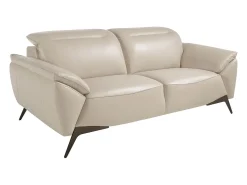Sofá de 2 lugares em pele taupe 6131 ANGEL CERDA