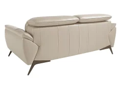 Sofá de 2 lugares em pele taupe 6131 ANGEL CERDA