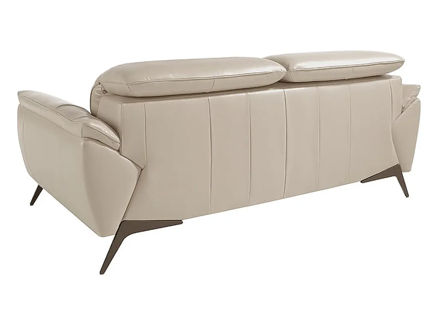 Sofá de 2 lugares em pele taupe 6131 ANGEL CERDA