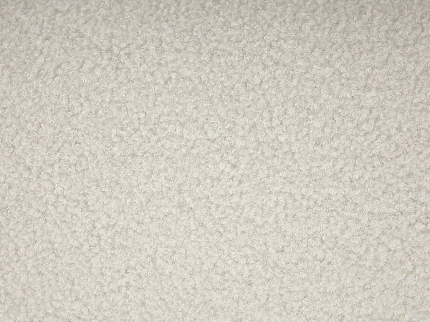Sofá de 2 lugares em tecido bouclé cor branco OSSANA
