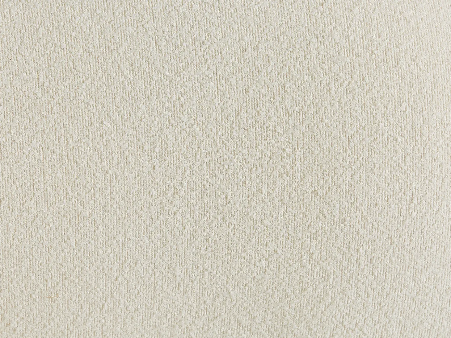 Sofá de 3 lugares em tecido bouclé branco LINORIA