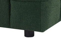 Sofá de 3 lugares tecido bouclé verde LERICI de Pascal Morabito