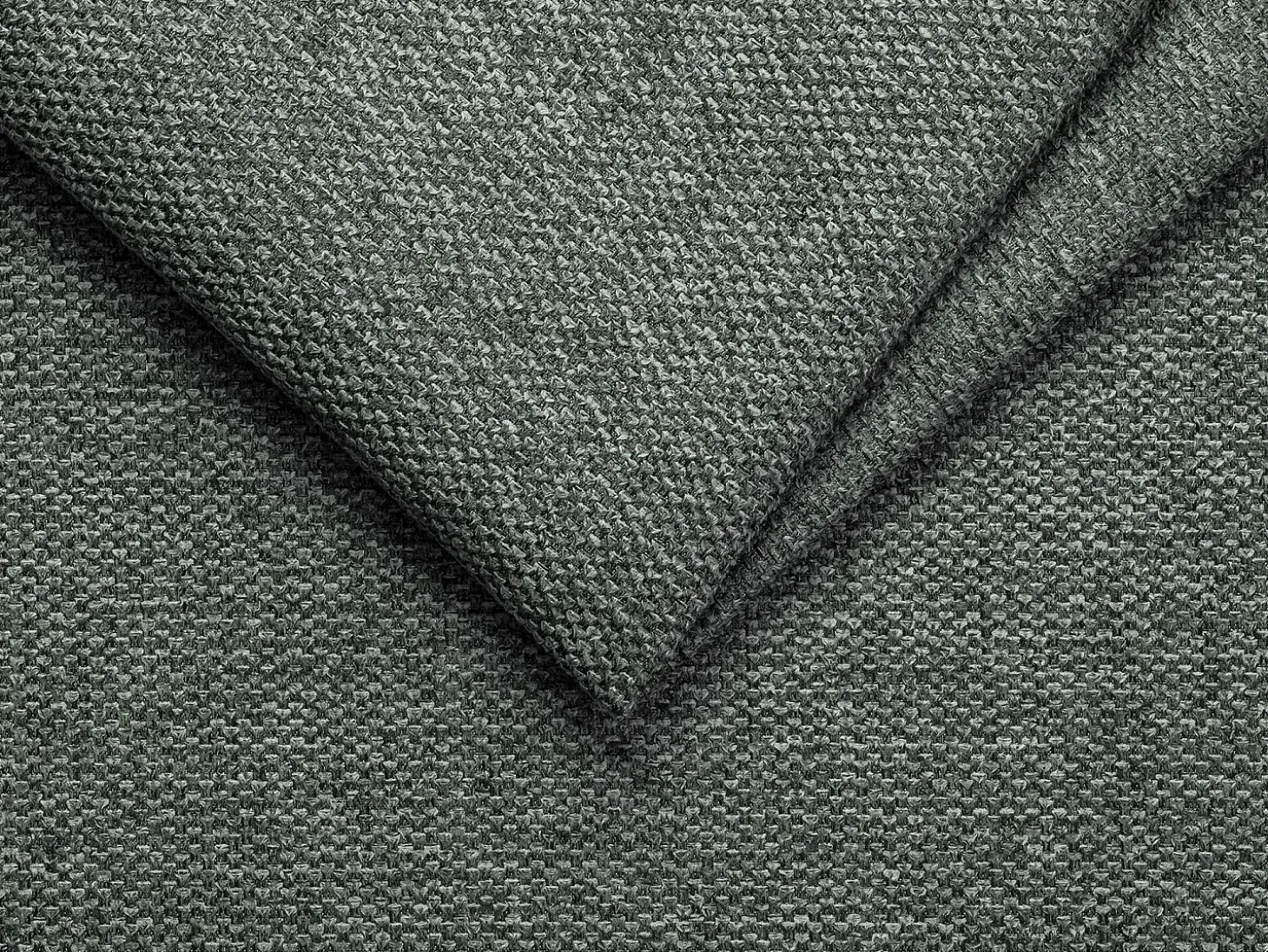 Sofá de canto convertível abertura rápida tecido cinza, cama 140 cm e colchão 22 cm CALIFE