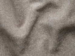 Sofá de canto direito convertível em tecido texturizado taupe DAVISO