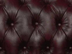 Sofá de canto esquerdo chesterfield 100% pele BRENTON