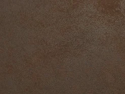 Sofá de canto panorâmico e pufe microfibra aspeto couro envelhecido CHESTERFIELD