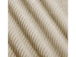 Sofá de dois lugares em veludo xadrez, antiderrapante, com apoios de braços ergonómicos e estofamento macio de alta resistência, bege.