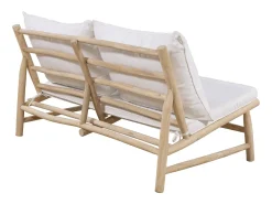 Sofá de jardim 2 lugares em teca com almofadas - TULUM de MYLIA