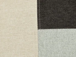 Sofá e poltrona SERTI II de 3 lugares em tecido patchwork.