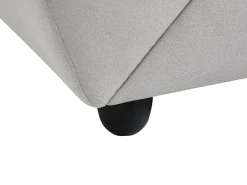 Sofá fixo de 2 lugares em tecido cor bege estilo contemporâneo MANOA