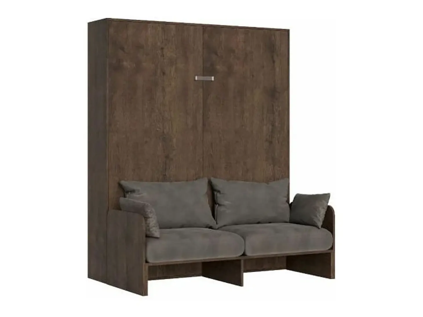 Sofá Kentaro Walnut 140 cama com coluna esquerda-direita