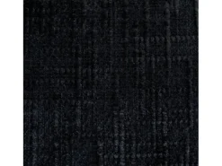 Sofá preto de 1 lugar - Sofá dobrável com encosto e almofadas - chenille