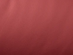Sofá reclinável AROMA de 3 e 2 lugares em couro bovino vermelho.