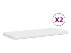 Sofá-cama c/ gavetão e colchões 90x200 cm veludo cinzento-claro