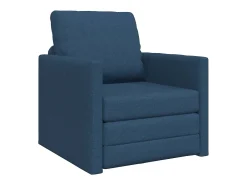 Sofá-Cama 60cm Azul tecido