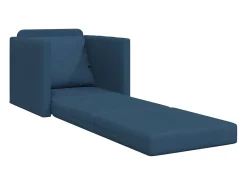 Sofá-Cama 60cm Azul tecido